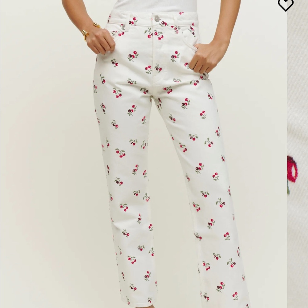 REFORMATION Cherry Jeans size 30 NWT